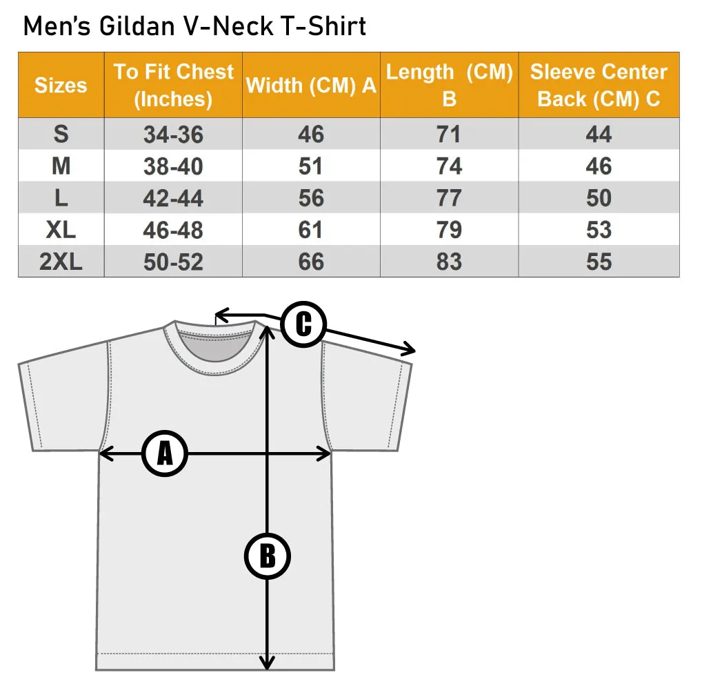 19th Birthday 19 Year Old Mens V-Neck Cotton T-Shirt
