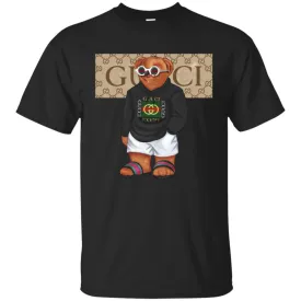 Best Gucci Bear Style Fashion T-shirt Men Cotton T-Shirt