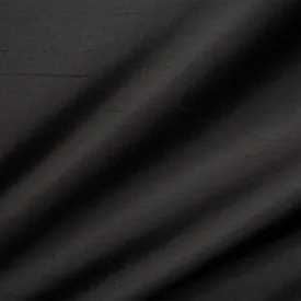 Black Silk Shantung