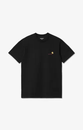 Carhartt WIP American Script T-Shirt, Black