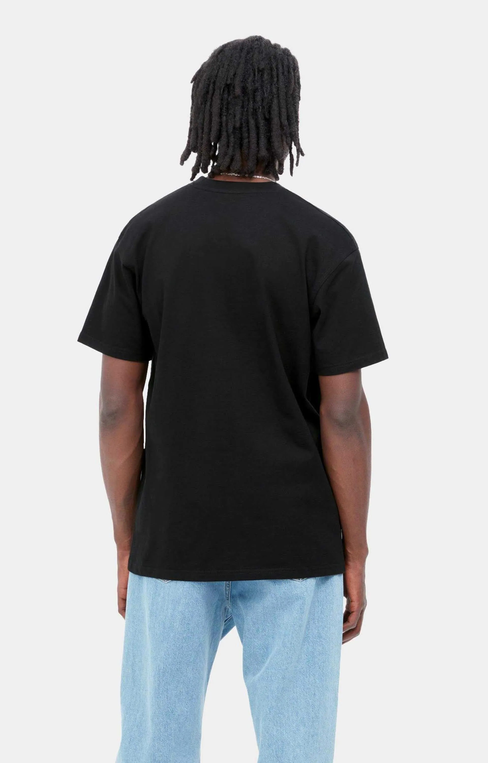 Carhartt WIP American Script T-Shirt, Black