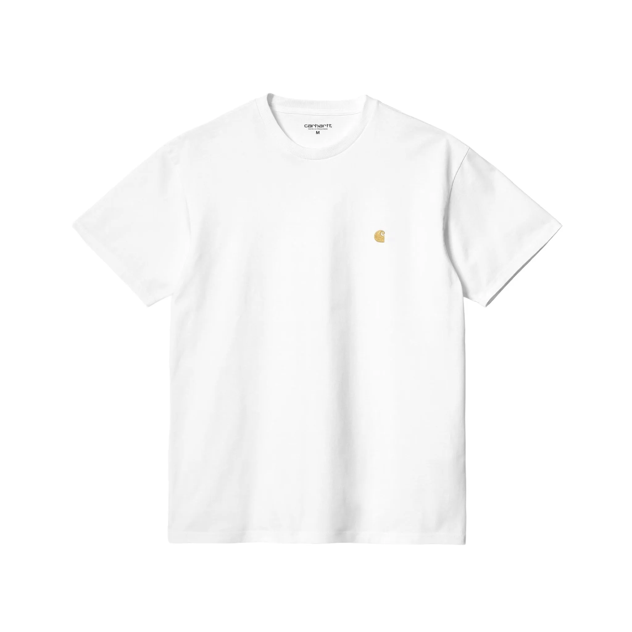 Carhartt WIP Chase T-Shirt - White/Gold