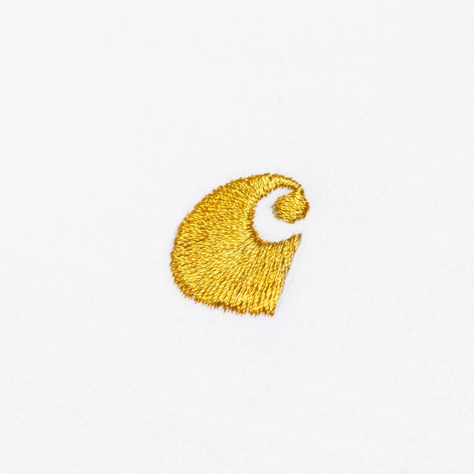 Carhartt WIP Chase T-Shirt - White/Gold