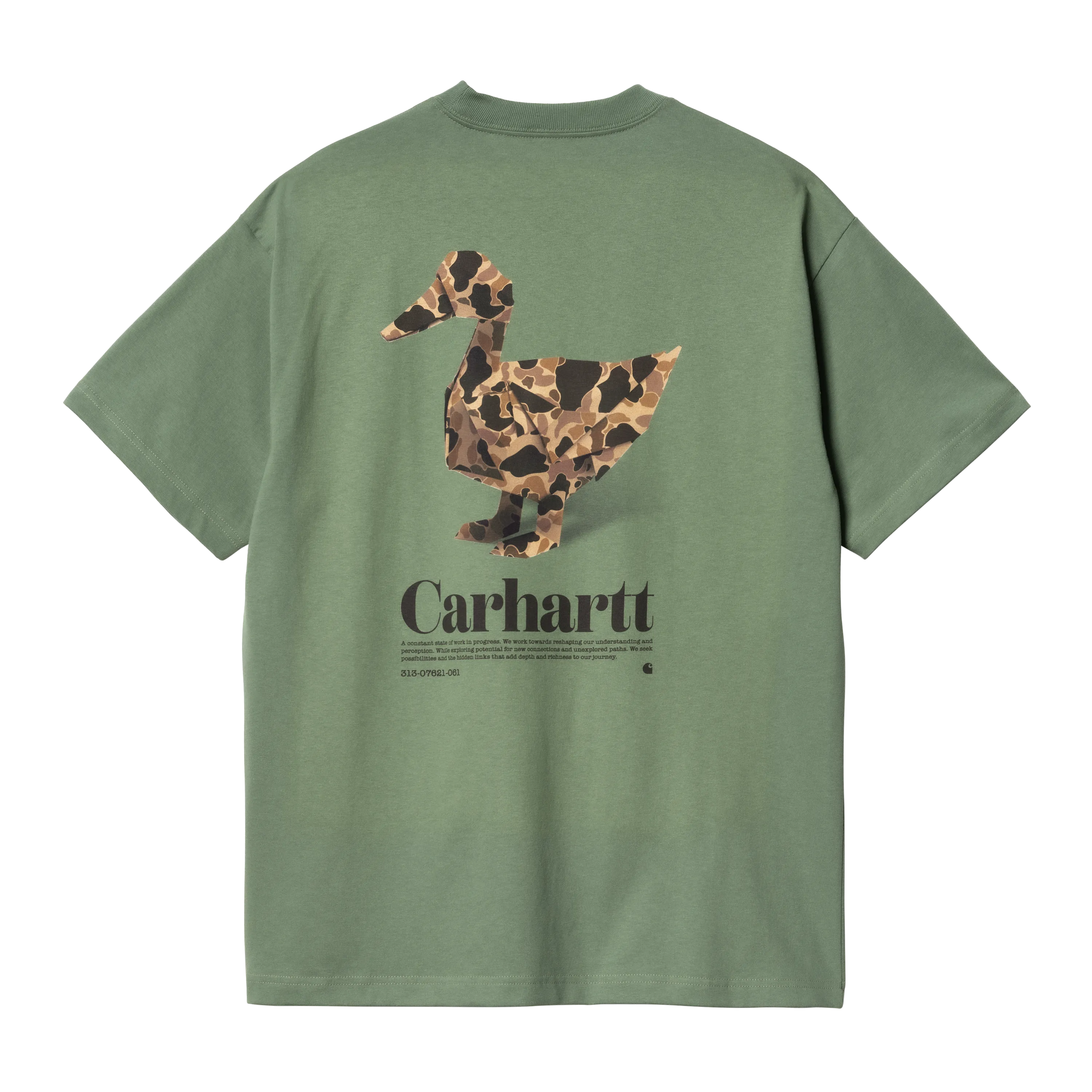 Carhartt WIP S/S Fold Duck T-Shirt - Duck Green