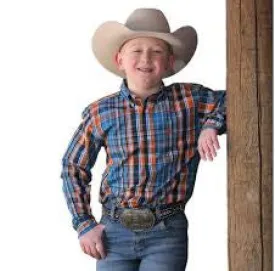 Cinch Boys Long Sleeved Shirt - BLU