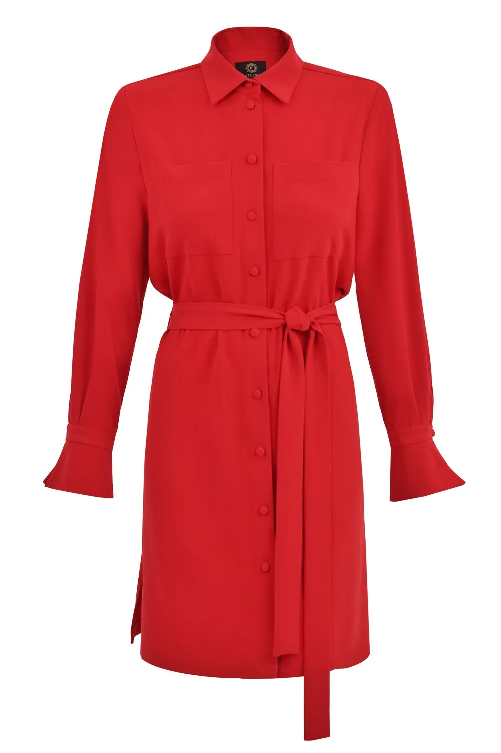 Enteliér Red Shirt Dress