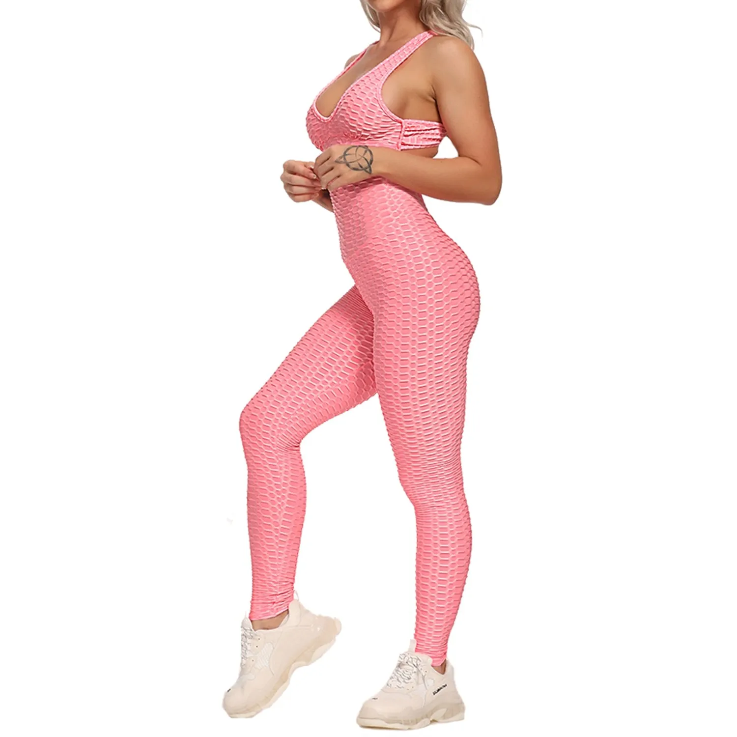 Fashion Women Sport Suit sexy open back