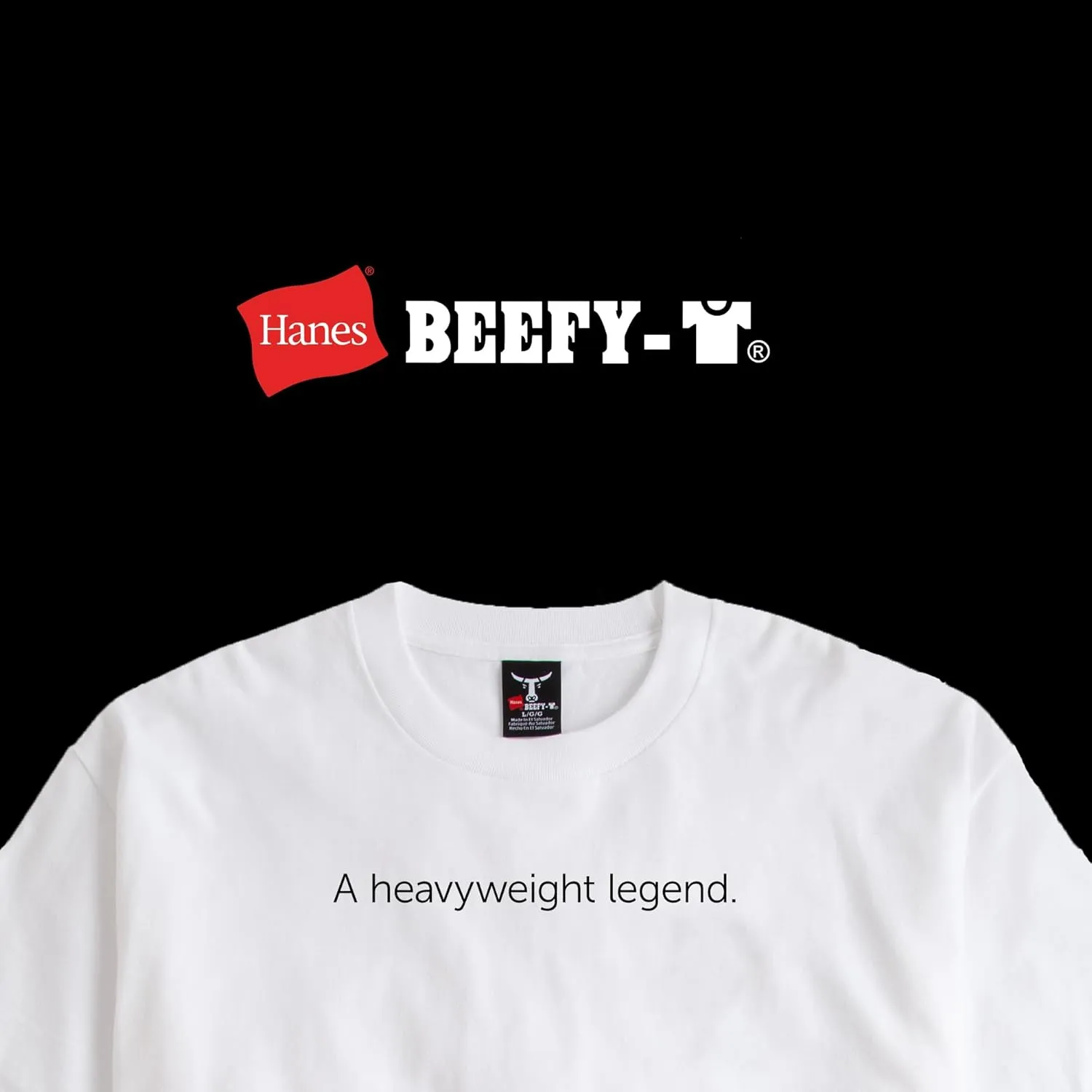 Hanes Men's Beefy-t T-Shirt, Heavyweight Cotton Tee, 1 Or 2 Pack, Big & Tall