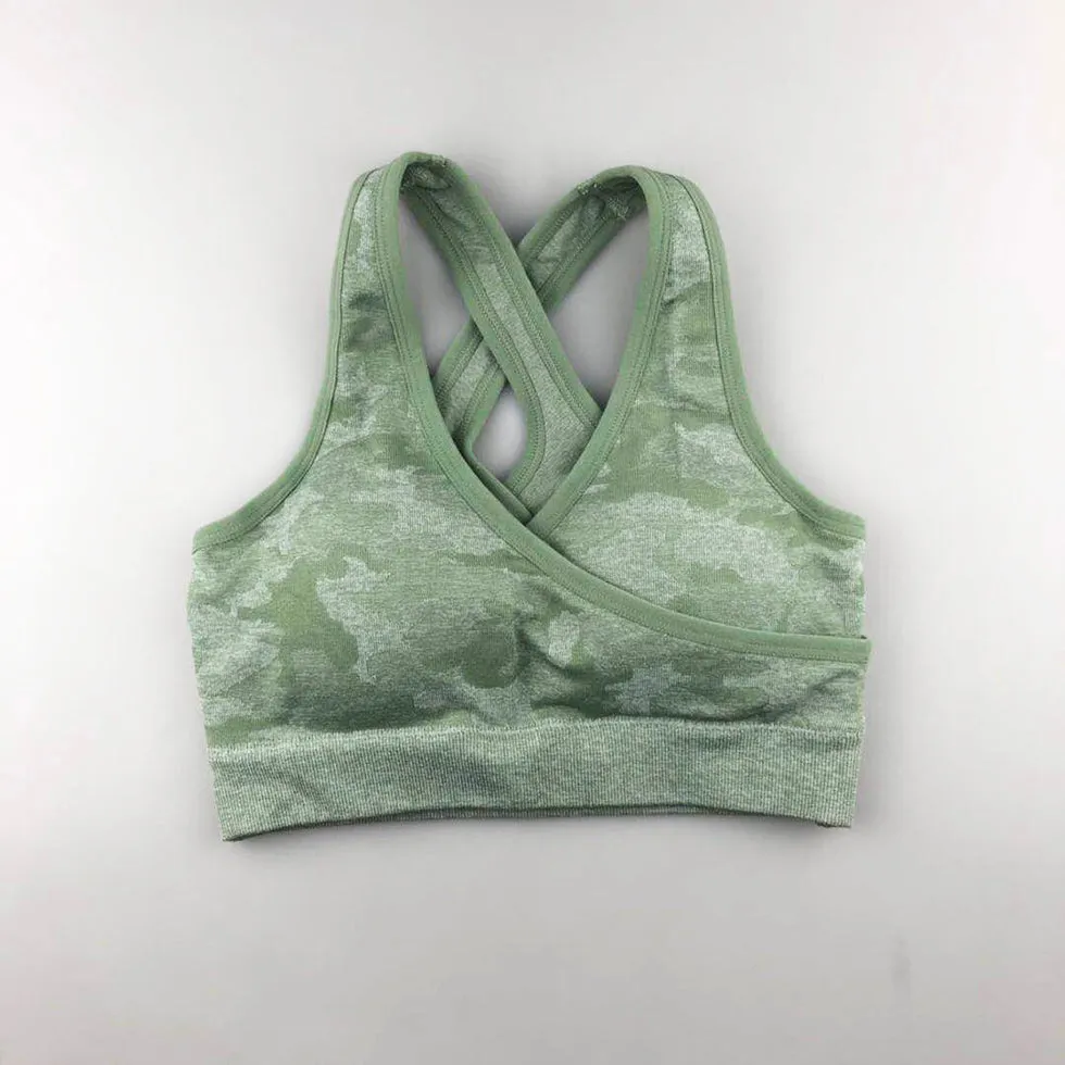 High Waist Fitness Camo Workout Set