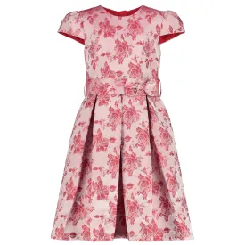 Holly Hastie Charlotte Red Floral Designer Girls Party Dress