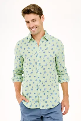 Jeremy Linen Shirt - Crazy Palm