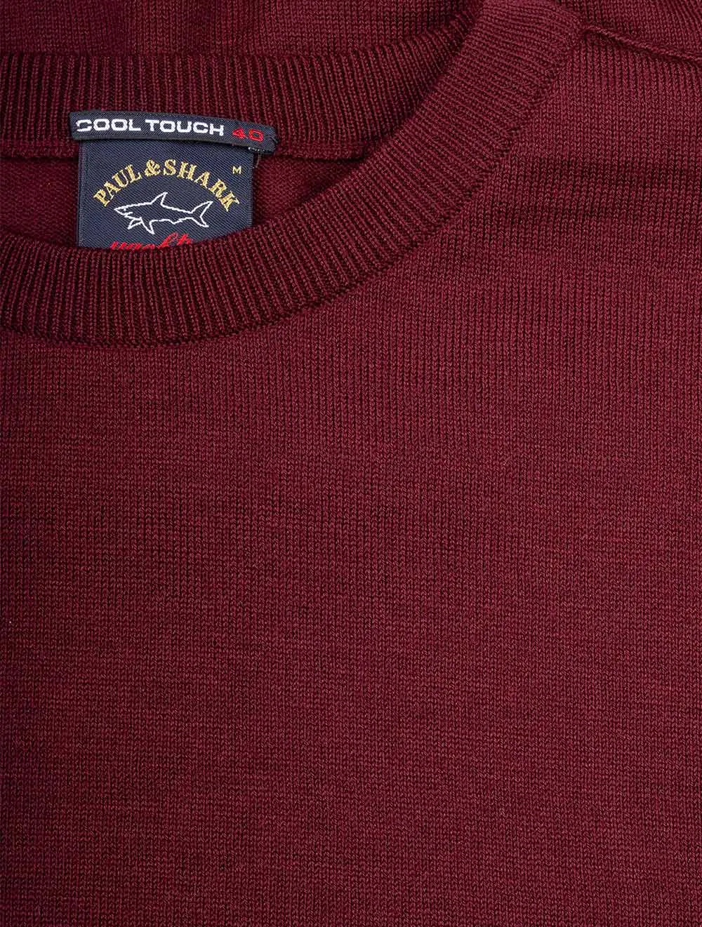 Knitted Roundneck Knitwear Wine