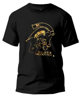 KOJIMA PRODUCTIONS Logo Gold Foil T-Shirt