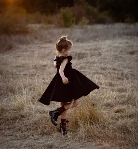 Magnolia Dress, in Fine Rail Corduroy | RTS