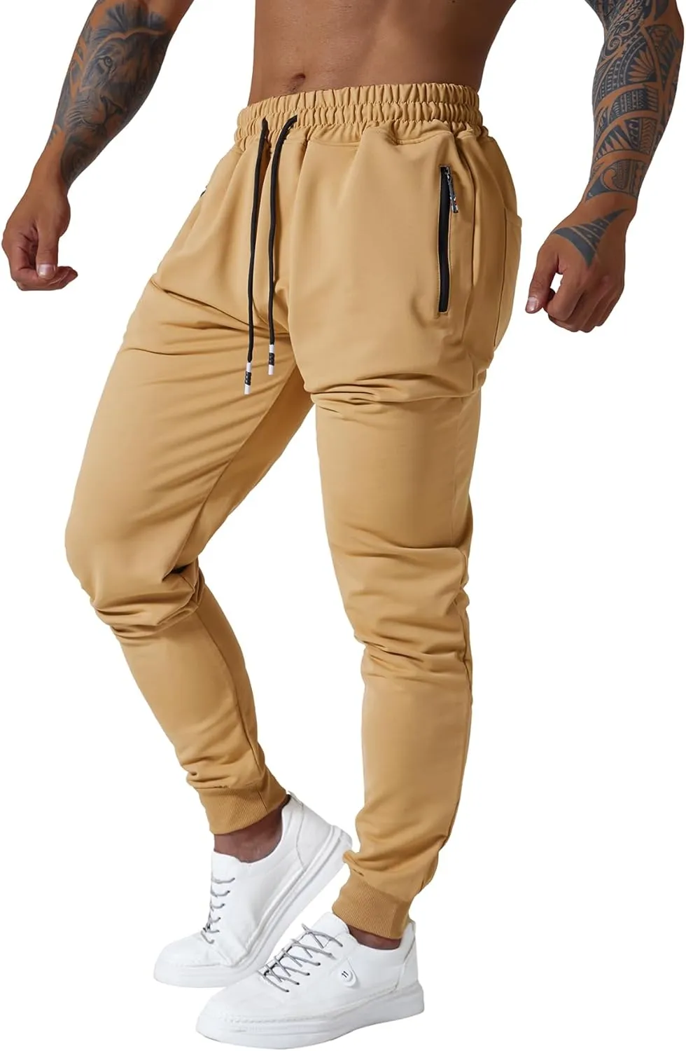 Mens Jogging Casual Pants Joggers Sweatpants Active Athletic Workout Sweatpants for Men