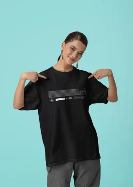 Modern Streetwear - Unisex Oversized Cotton Graphic Printed T-Shirt