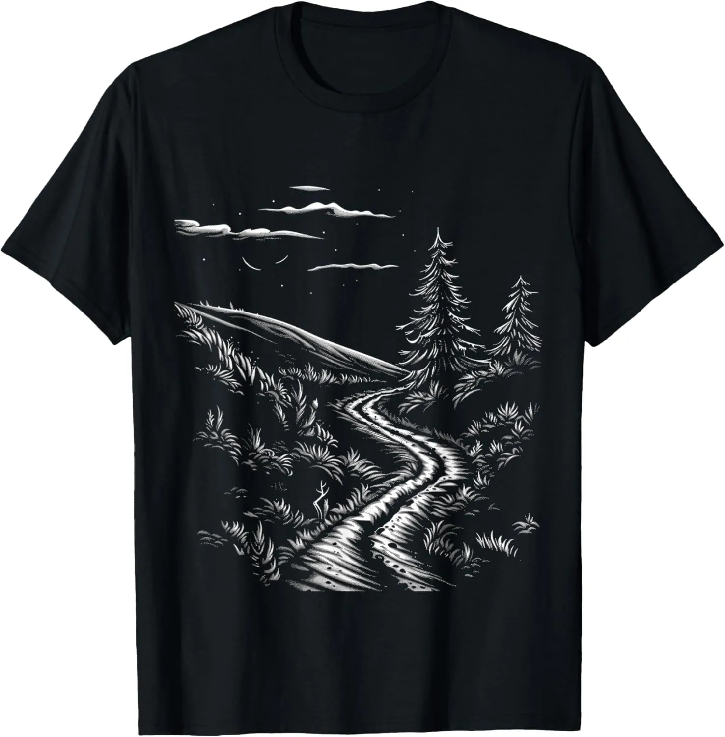 Mountain downhill landscape T-Shirt