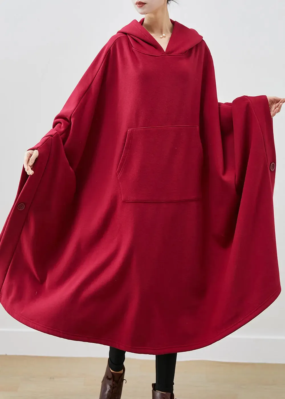 Mulberry Cotton Sweatshirts Dress Winter