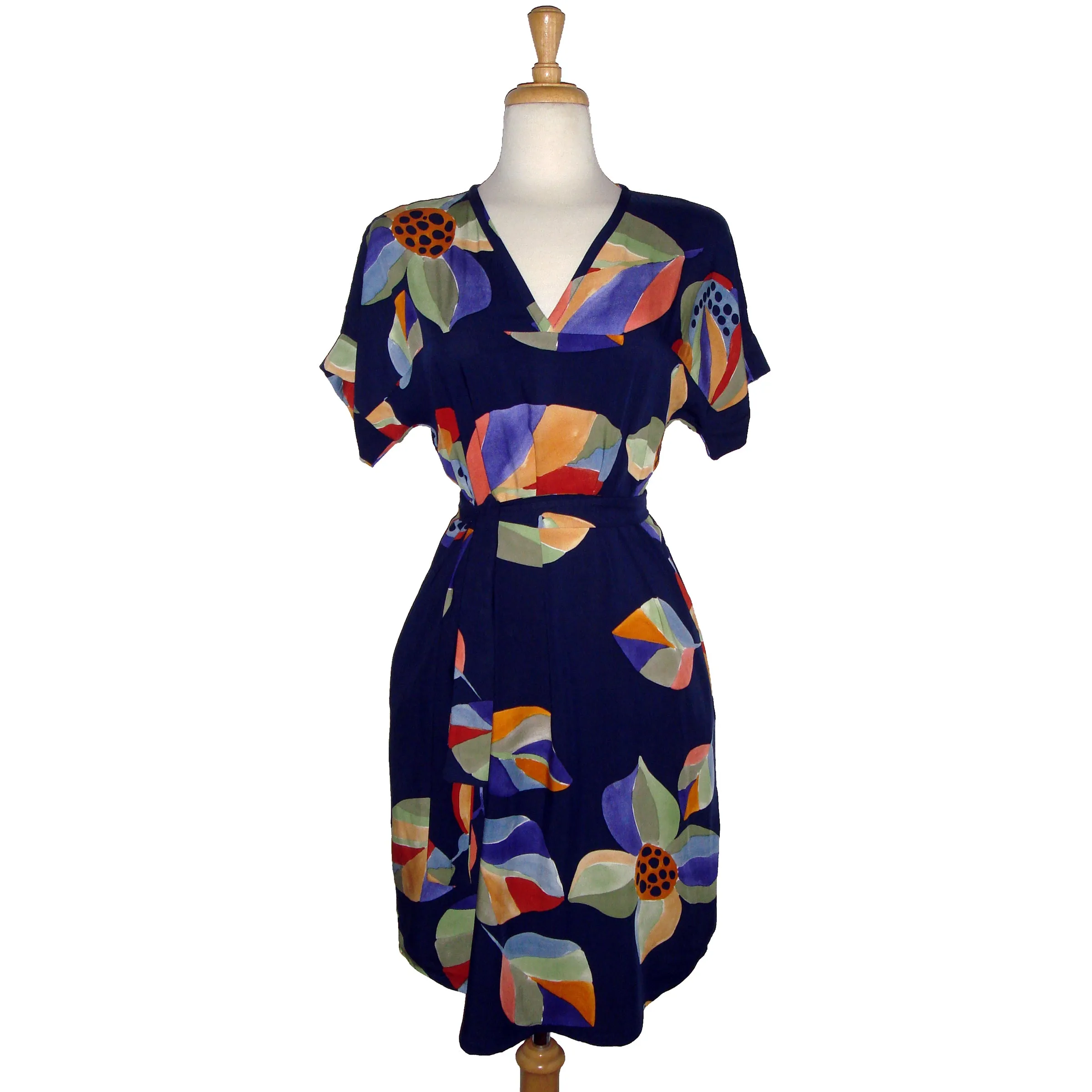Olivia Dress - Happy Floral - Blue - Sale