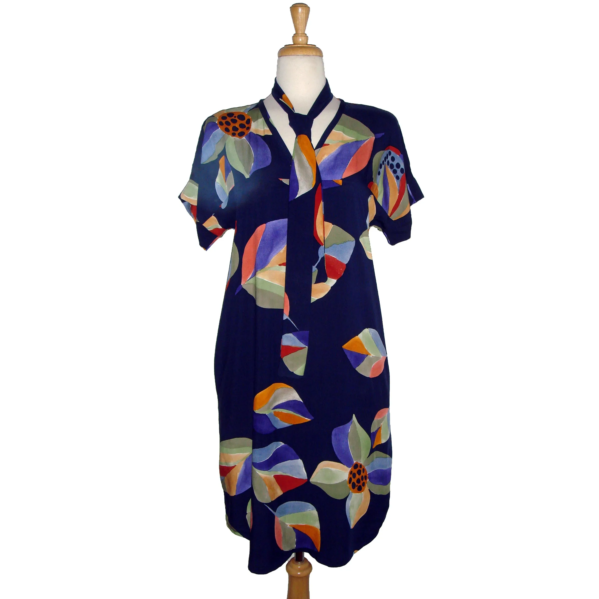 Olivia Dress - Happy Floral - Blue - Sale