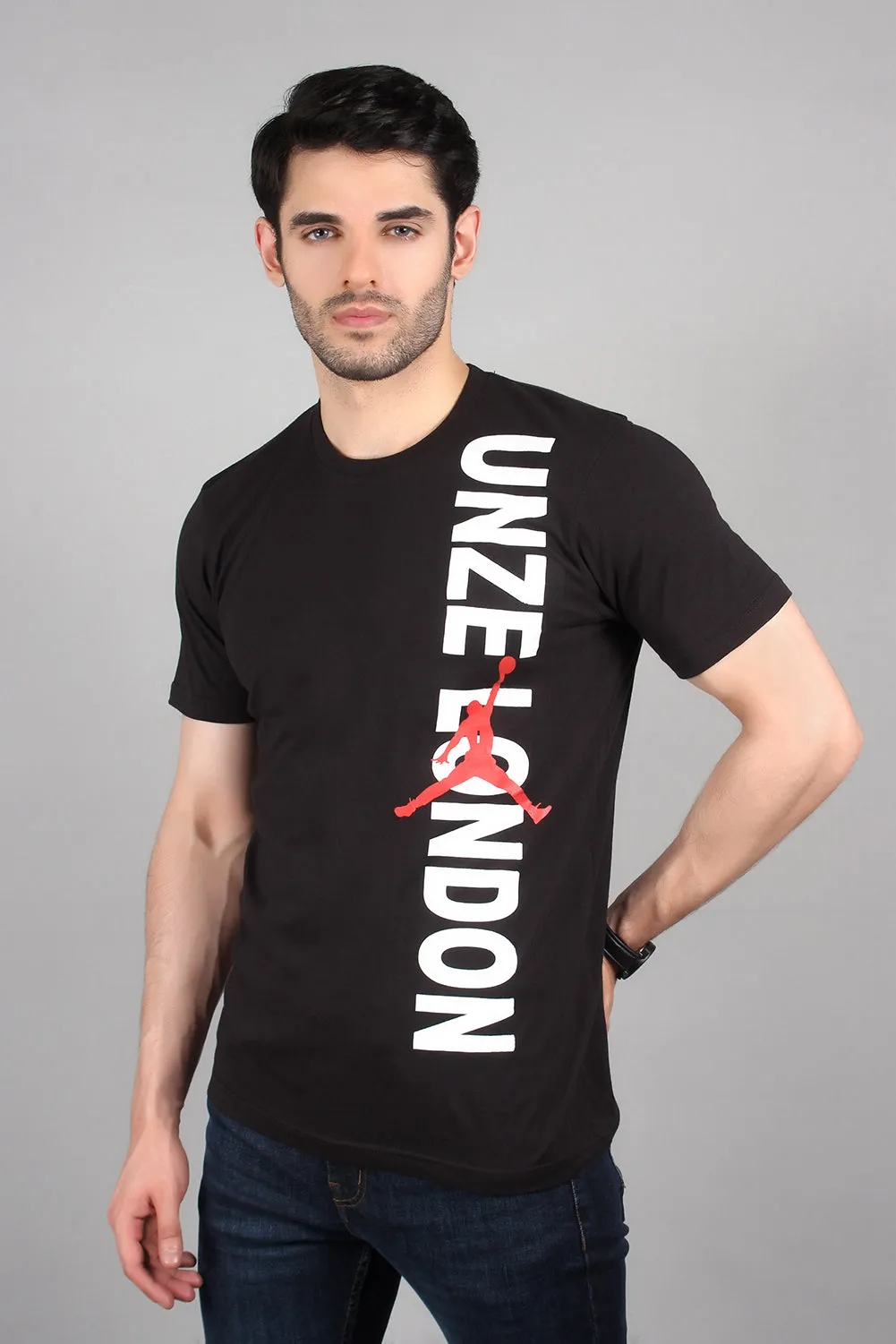 "VANIES" Casual Graphic Crew Neck T Shirt