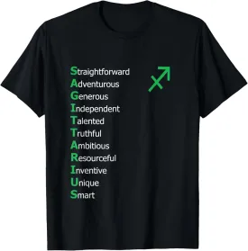 Sagittarius Personality Astrology Zodiac Sign Horoscope T-Shirt