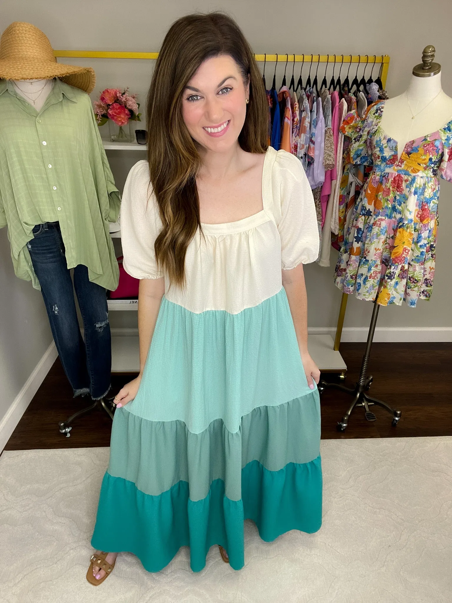 SALE! Seaside Romance Maxi Dress