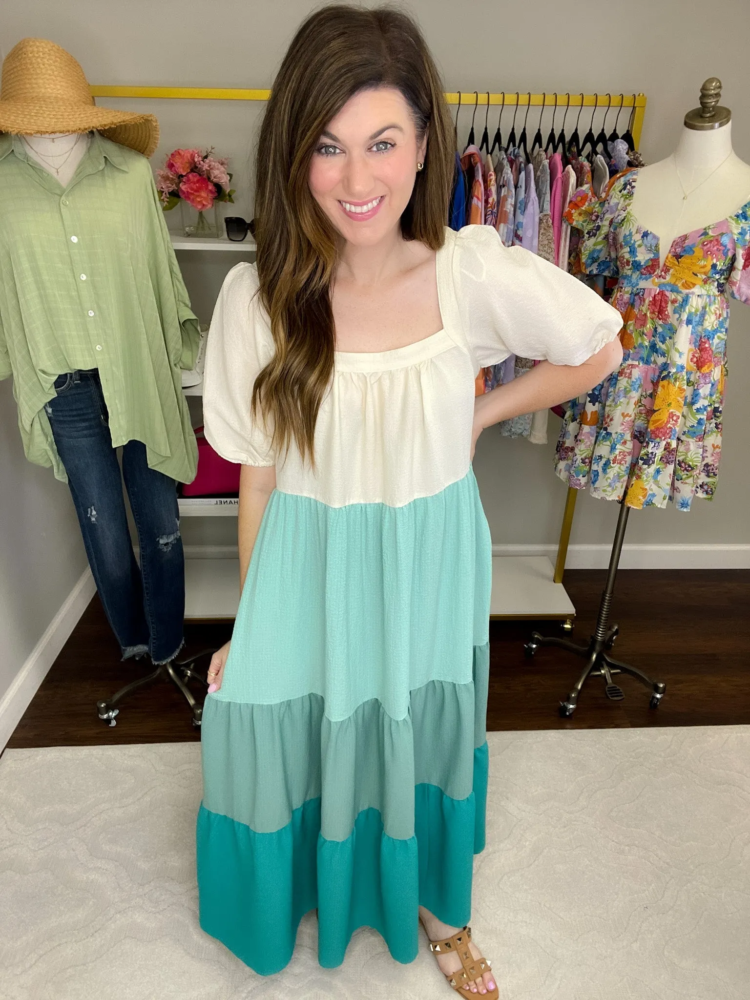SALE! Seaside Romance Maxi Dress