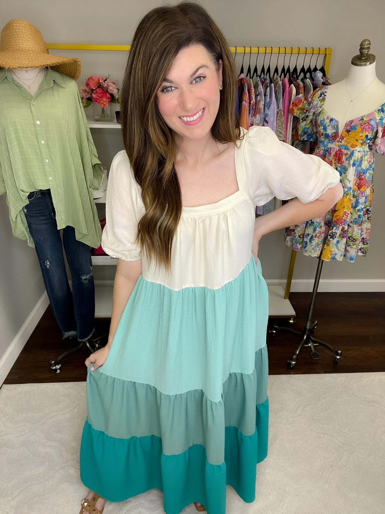 SALE! Seaside Romance Maxi Dress