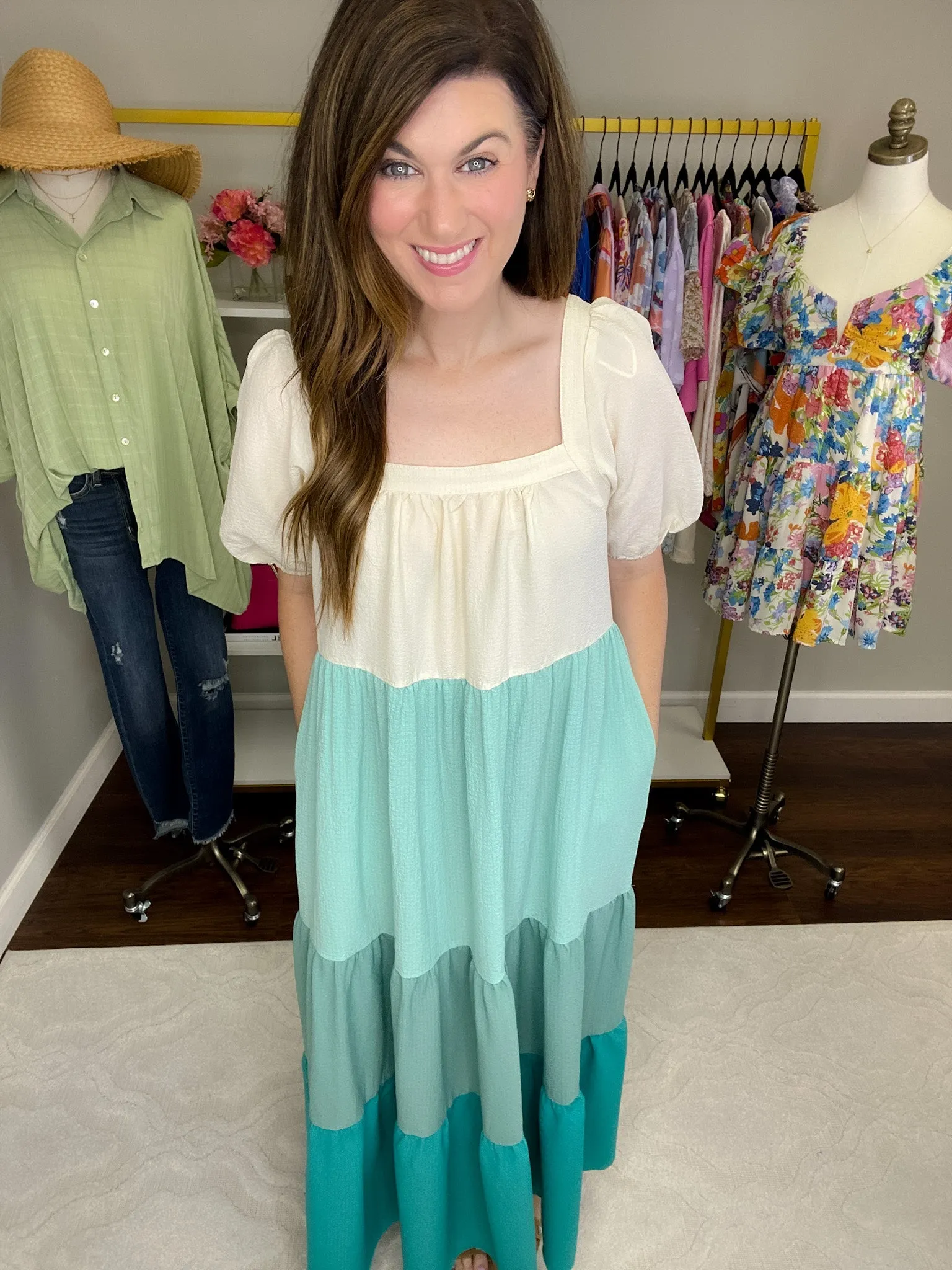 SALE! Seaside Romance Maxi Dress