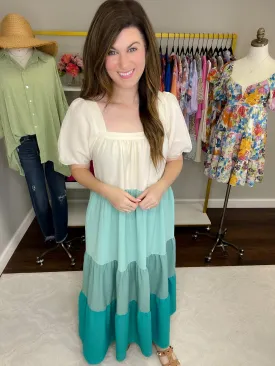 SALE! Seaside Romance Maxi Dress