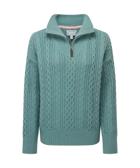 Settle Quarter Zip - Arctic Blue