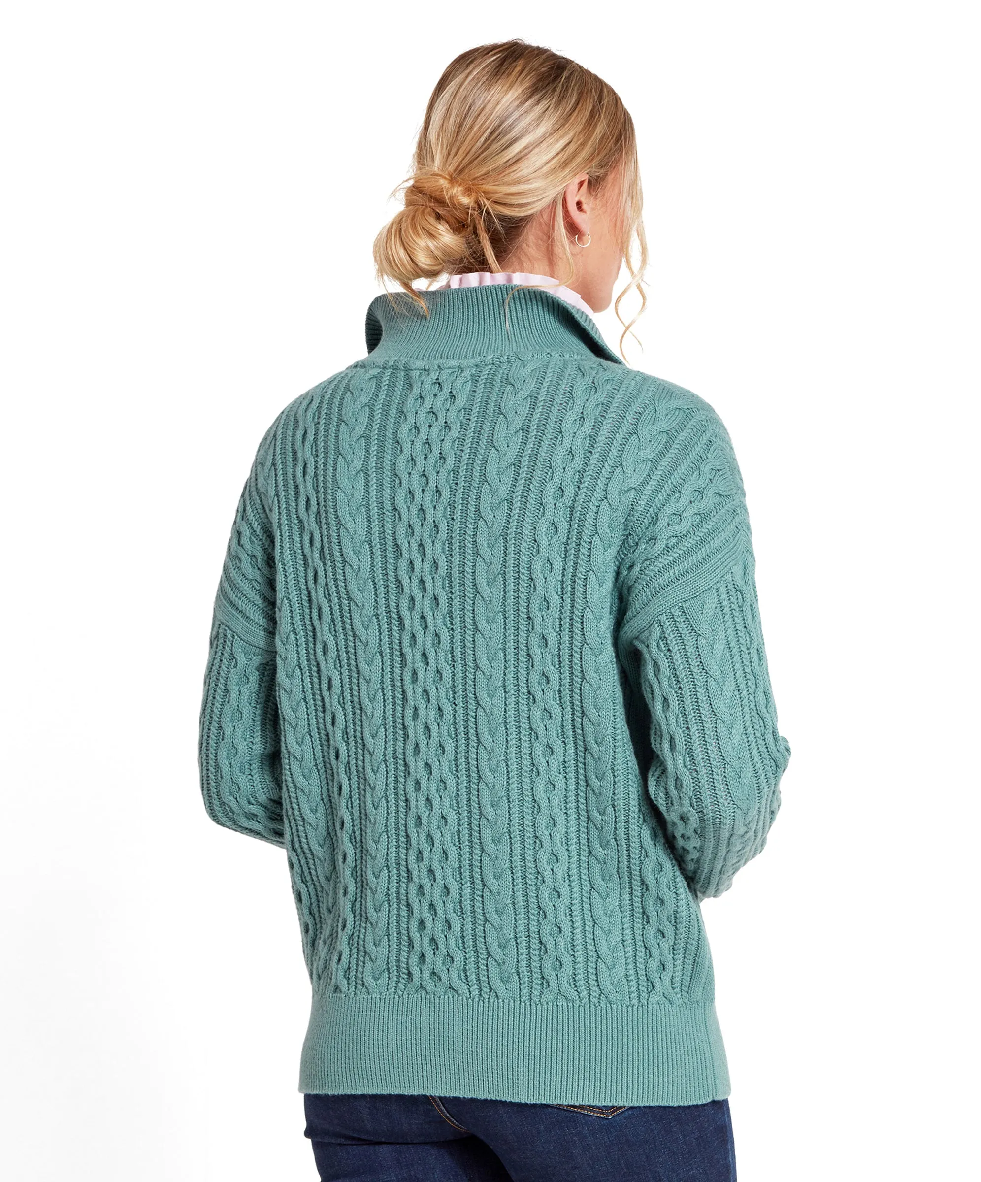 Settle Quarter Zip - Arctic Blue