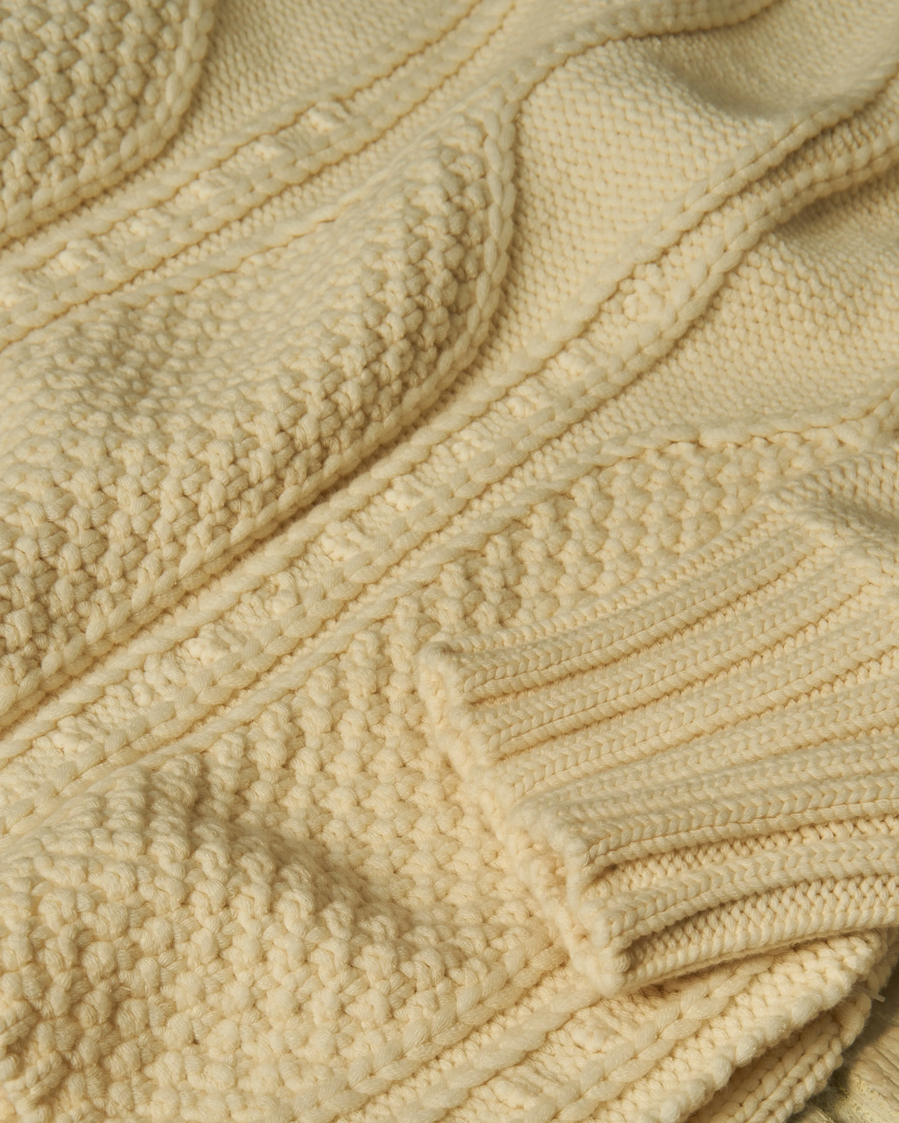 Shoreline Sweater in Egret