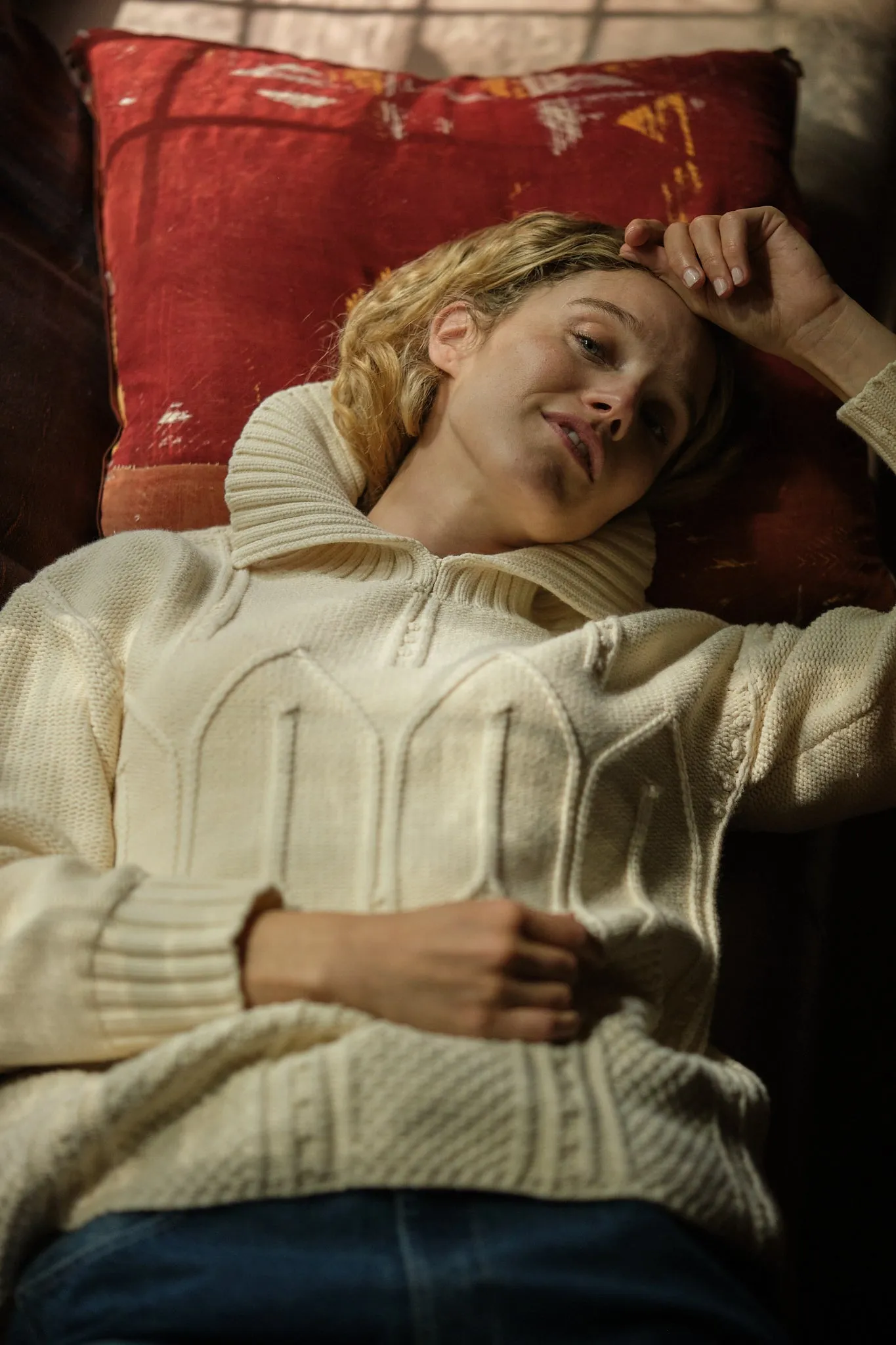 Shoreline Sweater in Egret