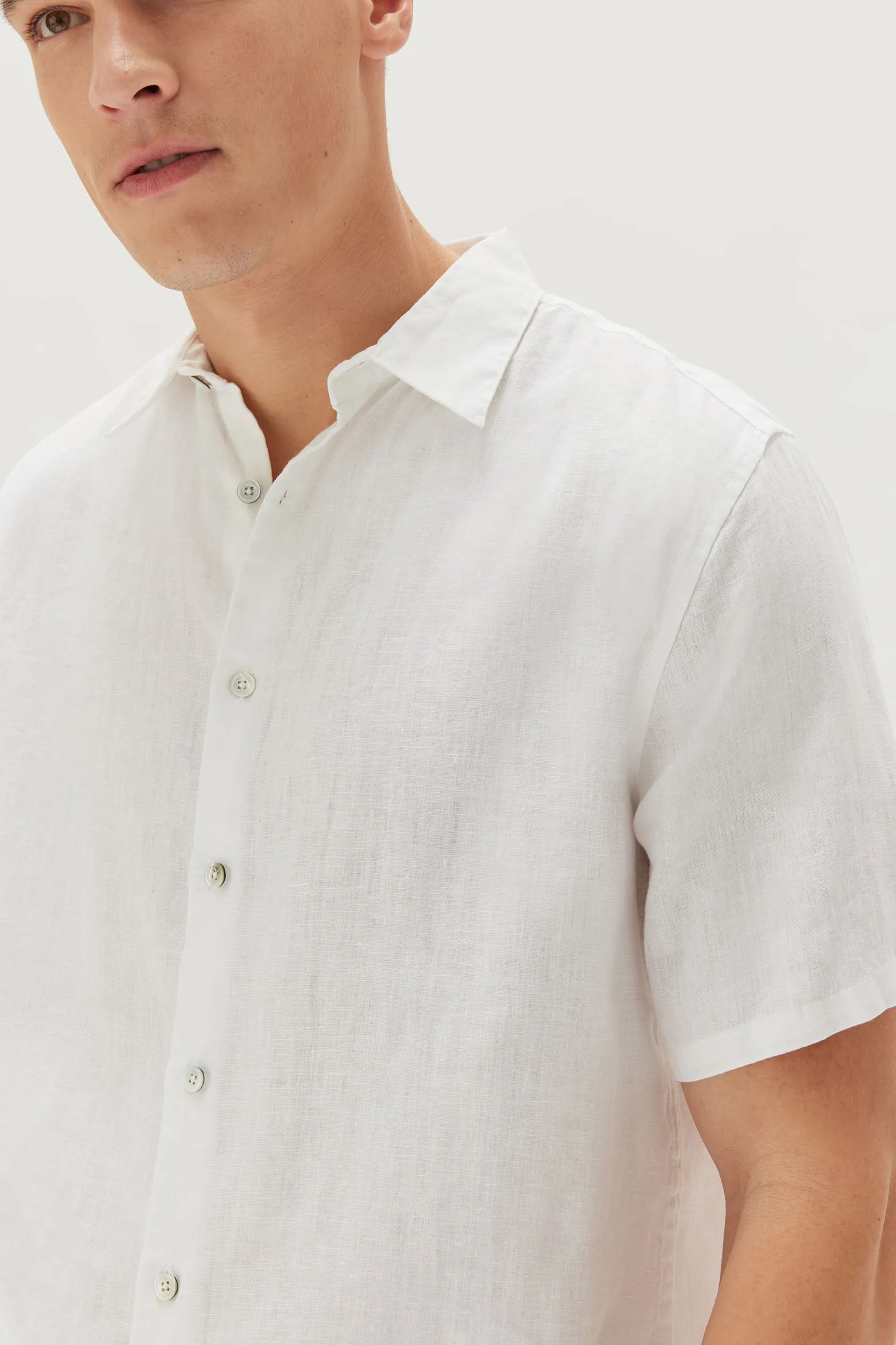 Short Sleeve Linen Shirt