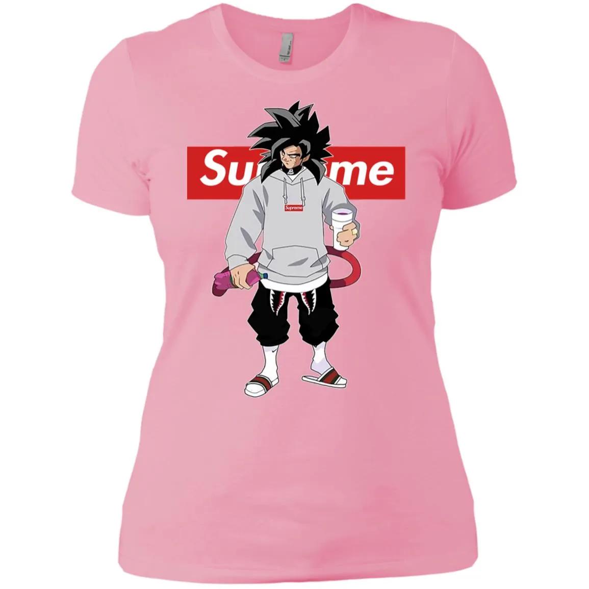 Supreme Dragon Ball Goku Best T-shirt Women Cotton T-Shirt