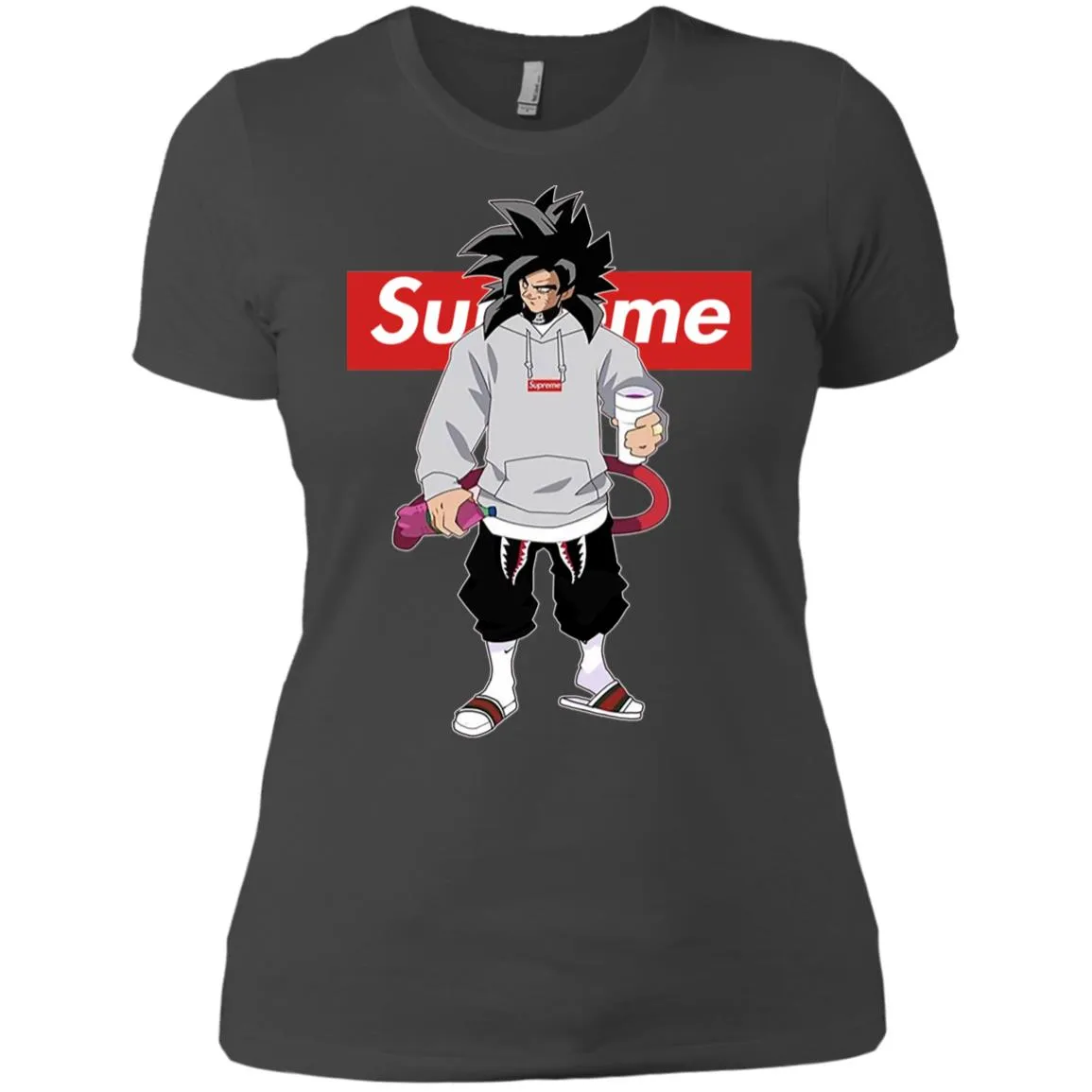 Supreme Dragon Ball Goku Best T-shirt Women Cotton T-Shirt