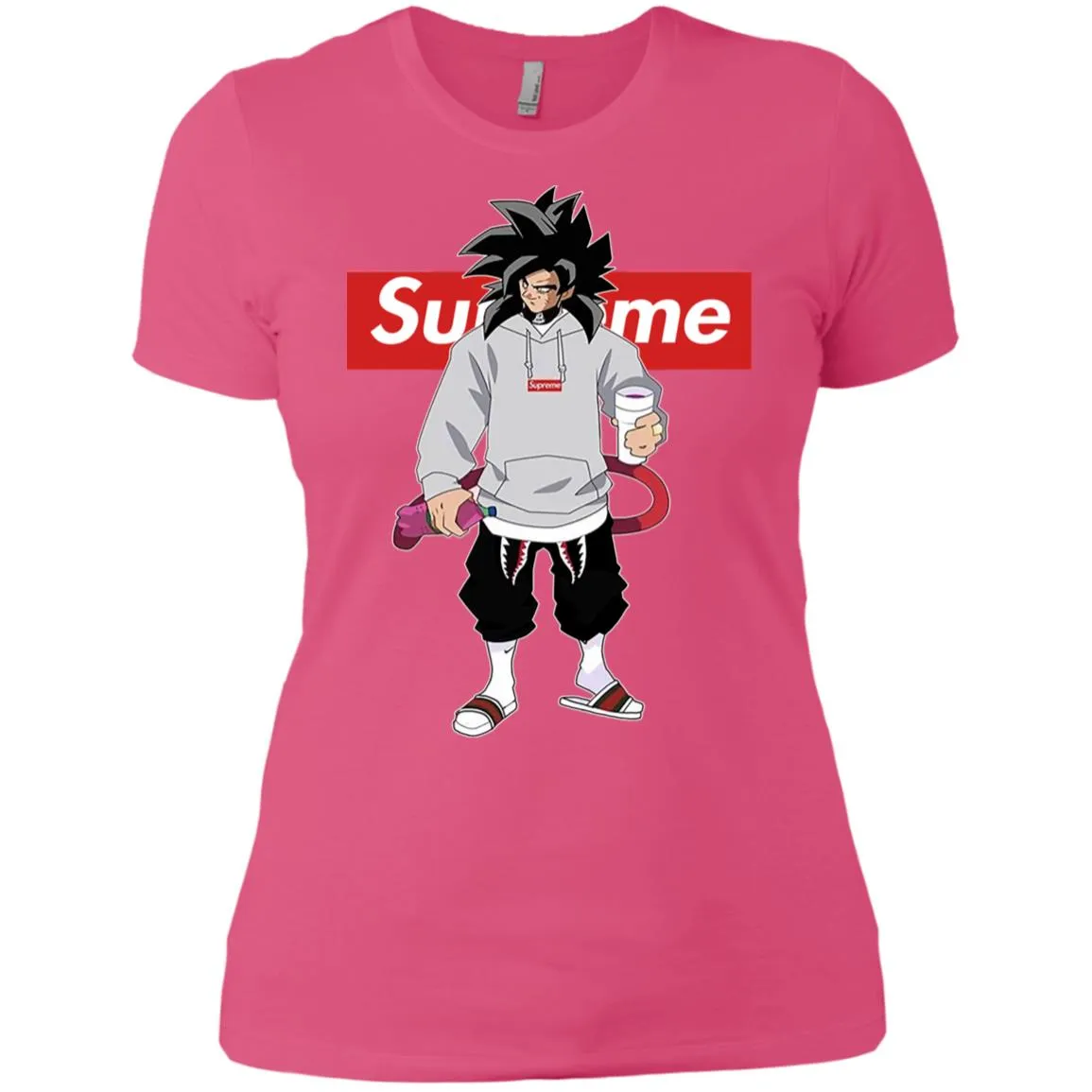 Supreme Dragon Ball Goku Best T-shirt Women Cotton T-Shirt