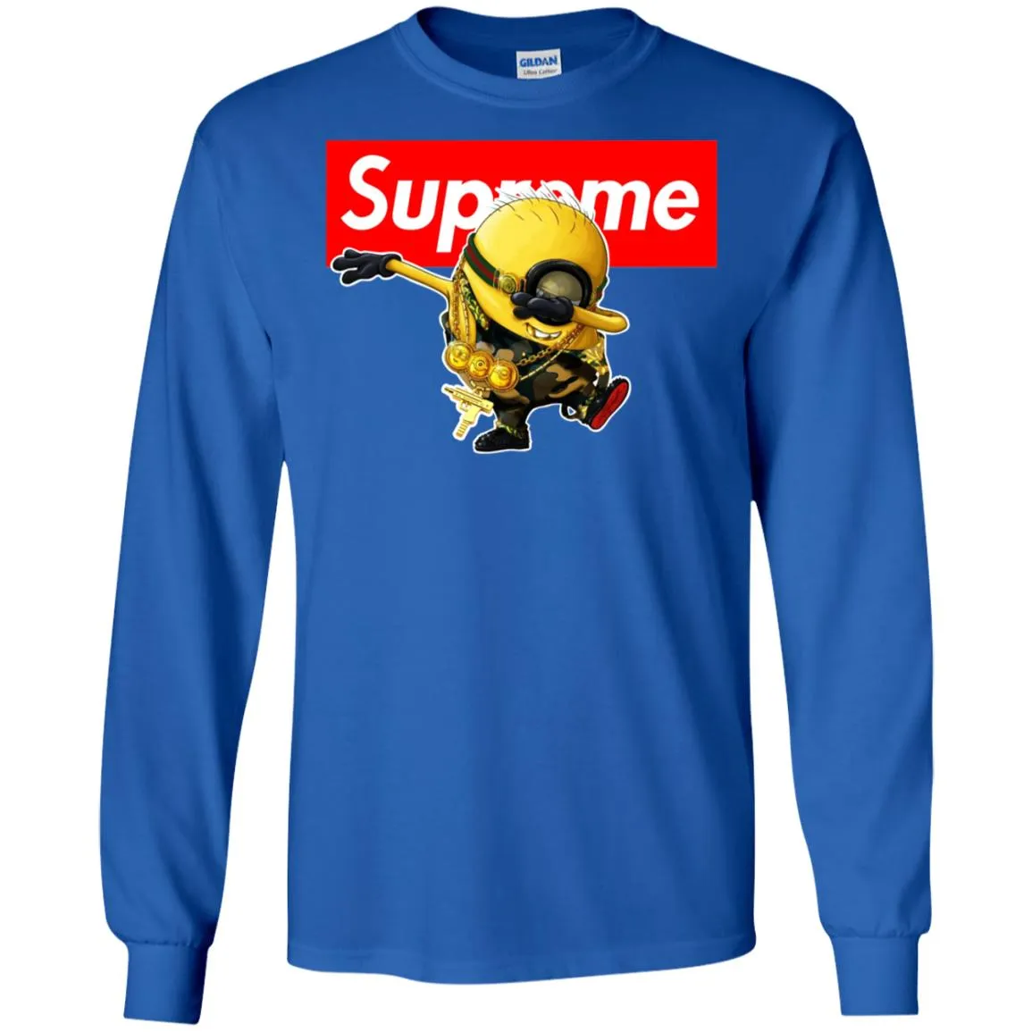 Supreme Minion T-shirt Trending Men Long Sleeve Shirt