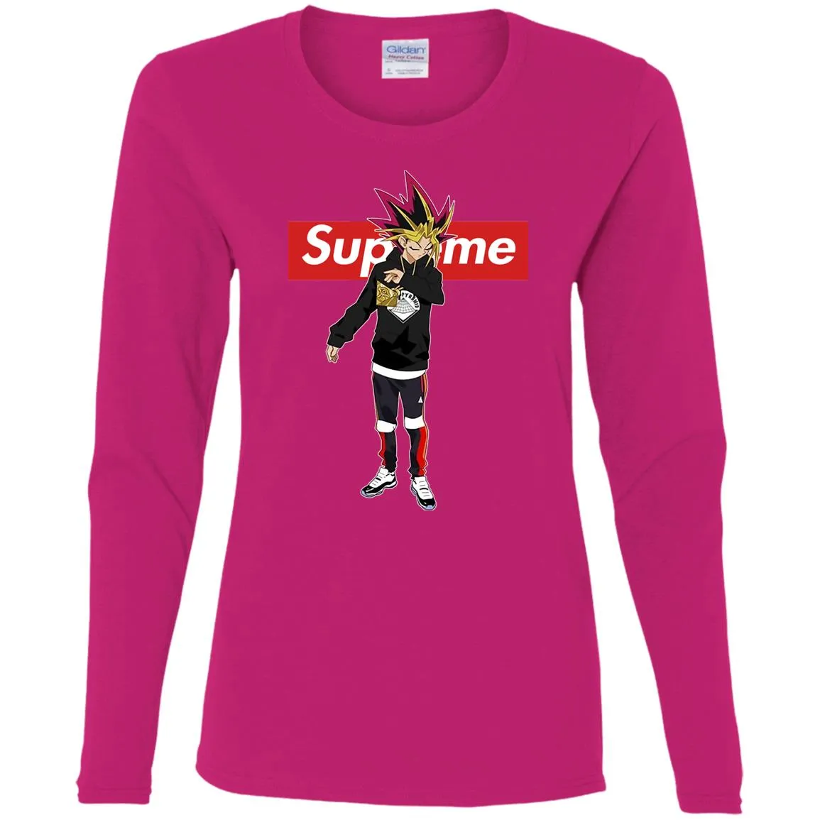 Supreme Yugi Mutou Game Yugioh T-shirt Women Long Sleeve Shirt