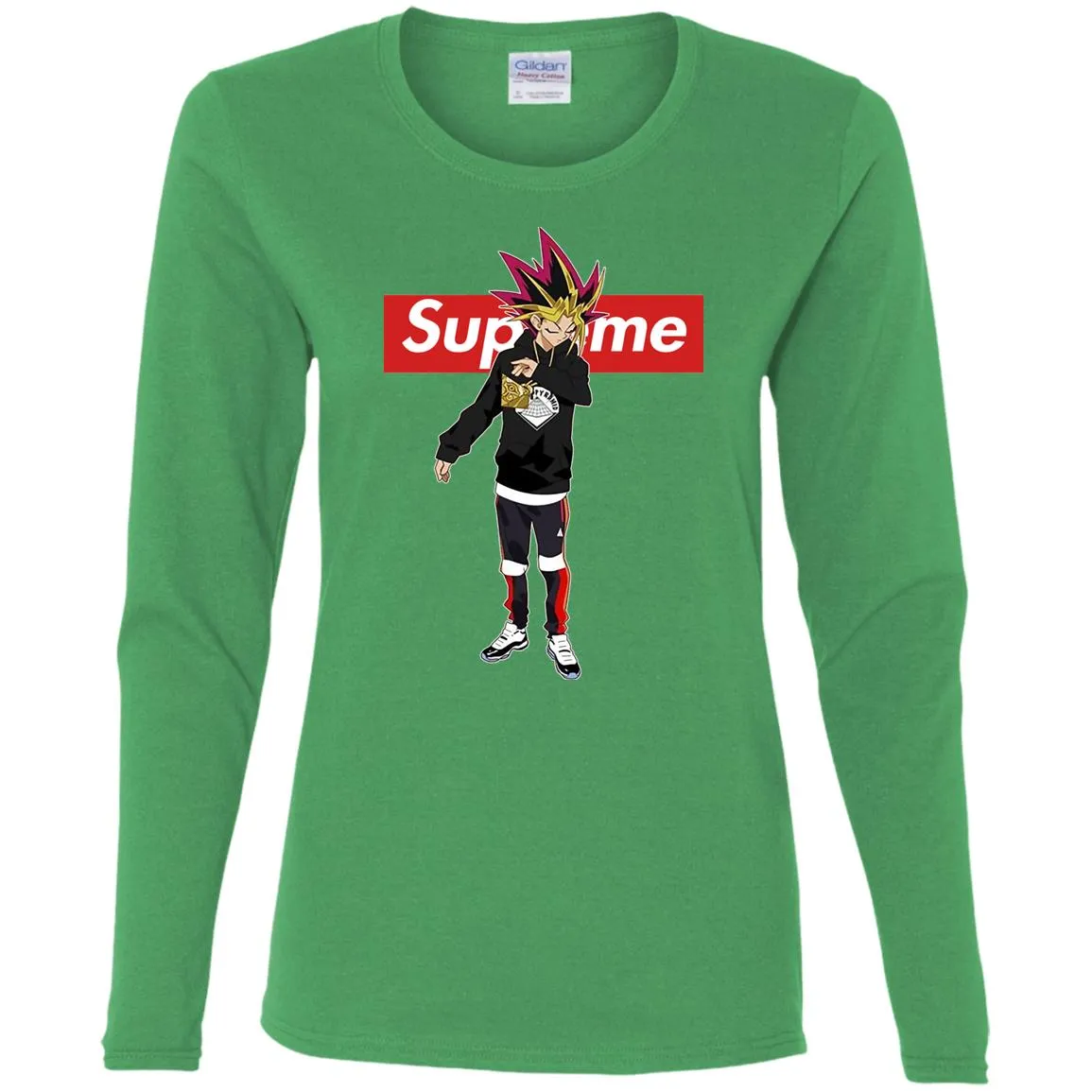Supreme Yugi Mutou Game Yugioh T-shirt Women Long Sleeve Shirt