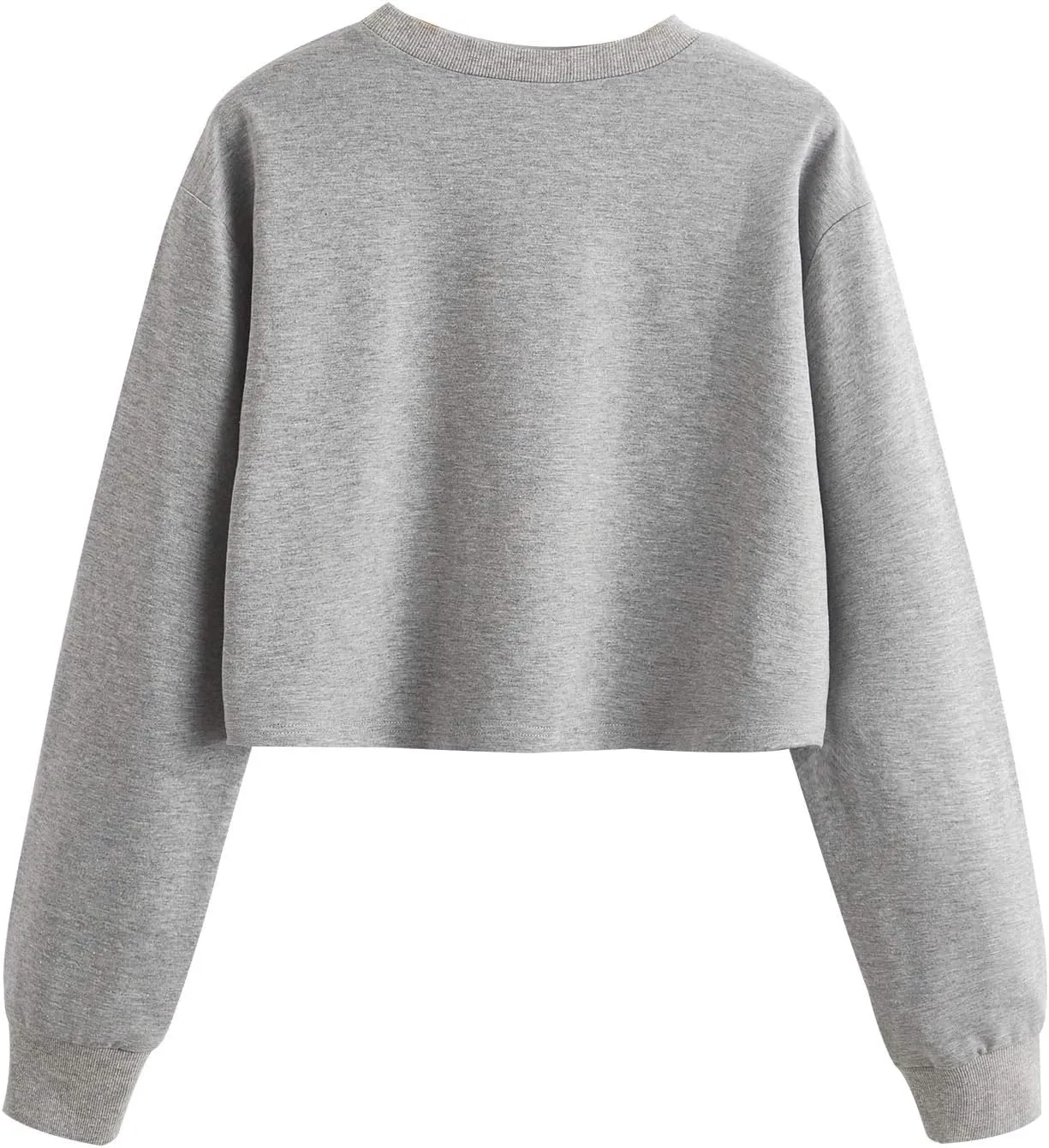 SweatyRocks Women's Crop Top Letter Printed Sweatshirt Hoodie