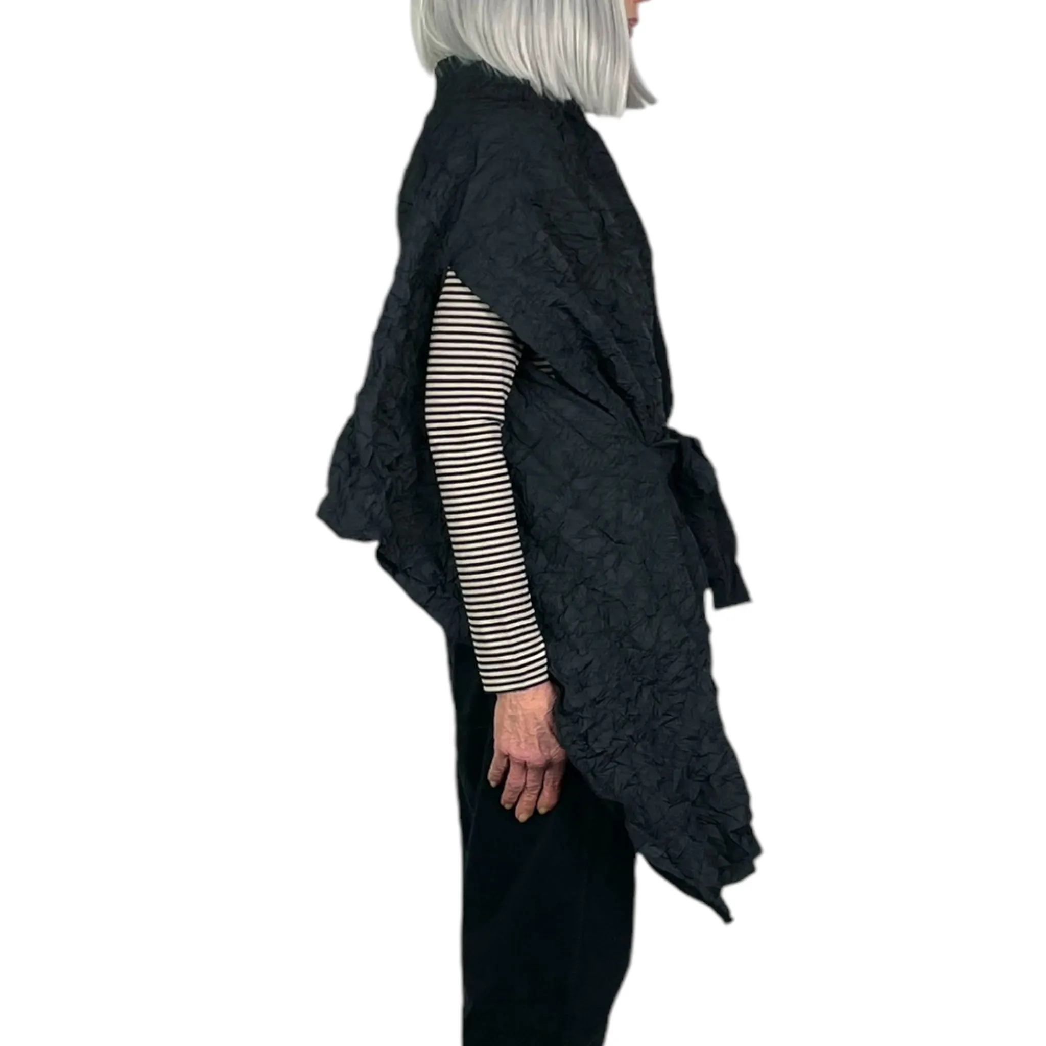 TIMO REVERSIBLE VEST/SHAWL