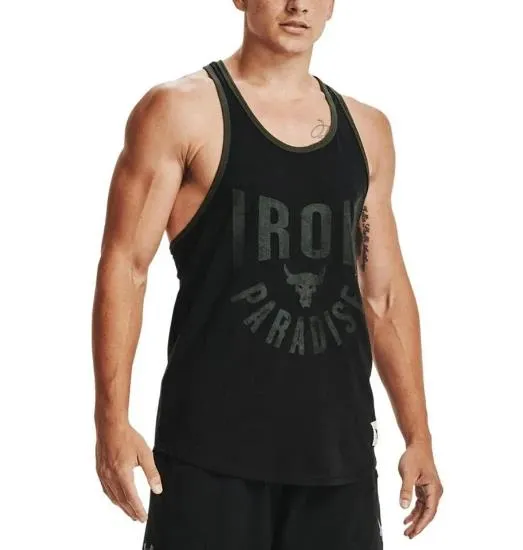 UA Men's Project Rock Iron Paradise Tank L-XXL