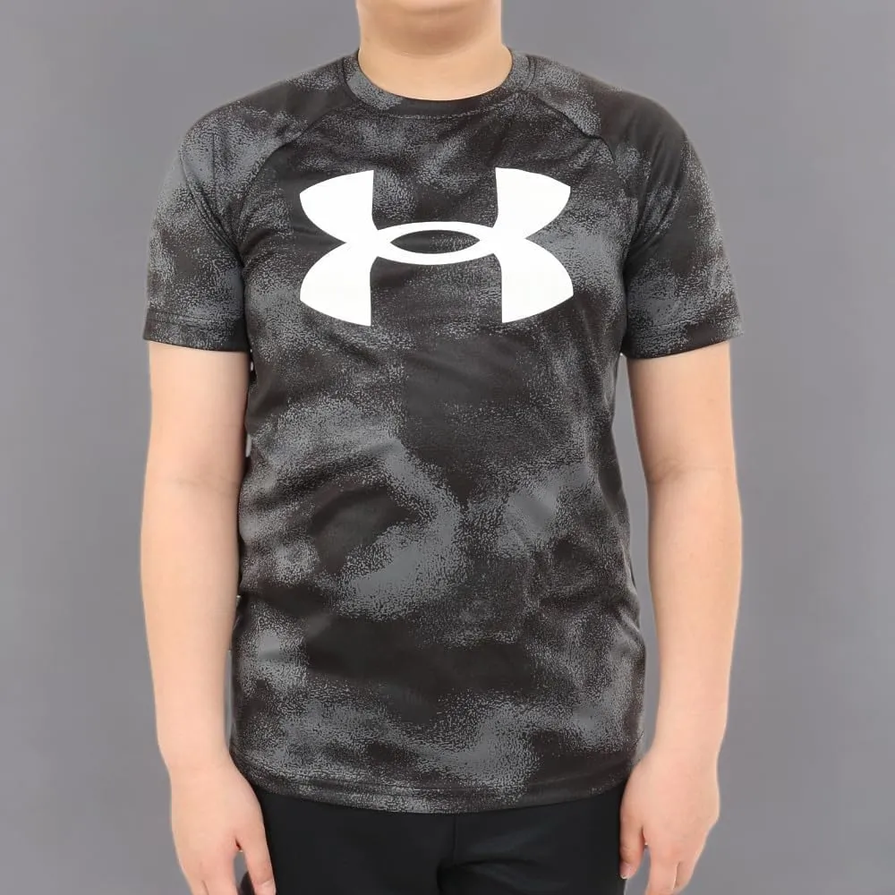 Under Armour Boys' Tech Big Logo Printed Short-Sleeve T-Shirt