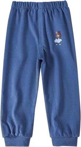 Unisex Kids Baggy Sweatpants Teen Youth Pull on Cartoon Pattern Cotton Jogger Sweats Long Pants Summer Casual Trousers