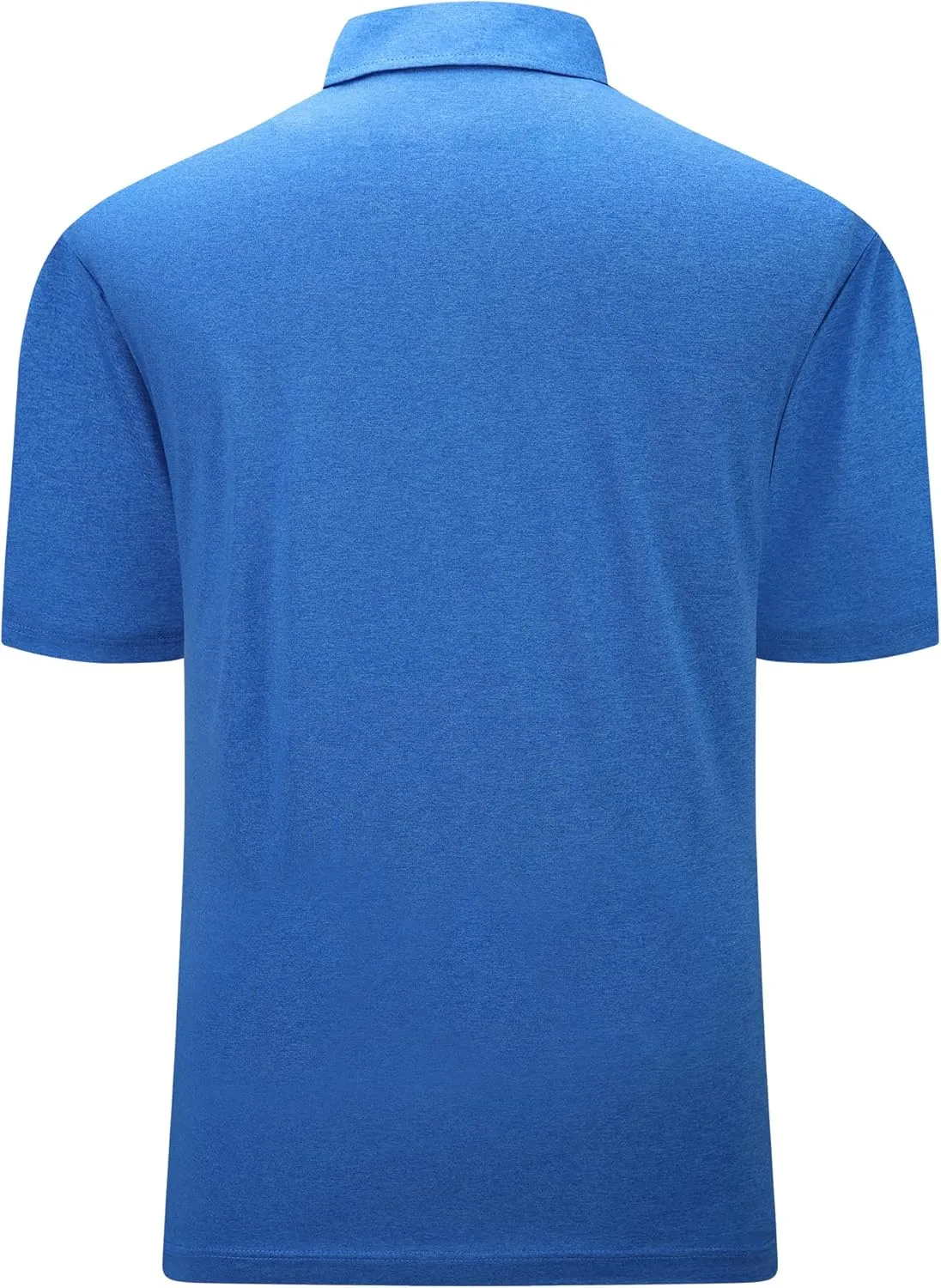 V VALANCH Mens Golf Polo Shirt Short Sleeve Performance Moisture-Wicking Cationic Shirt Casual Sports Tennis Shirt