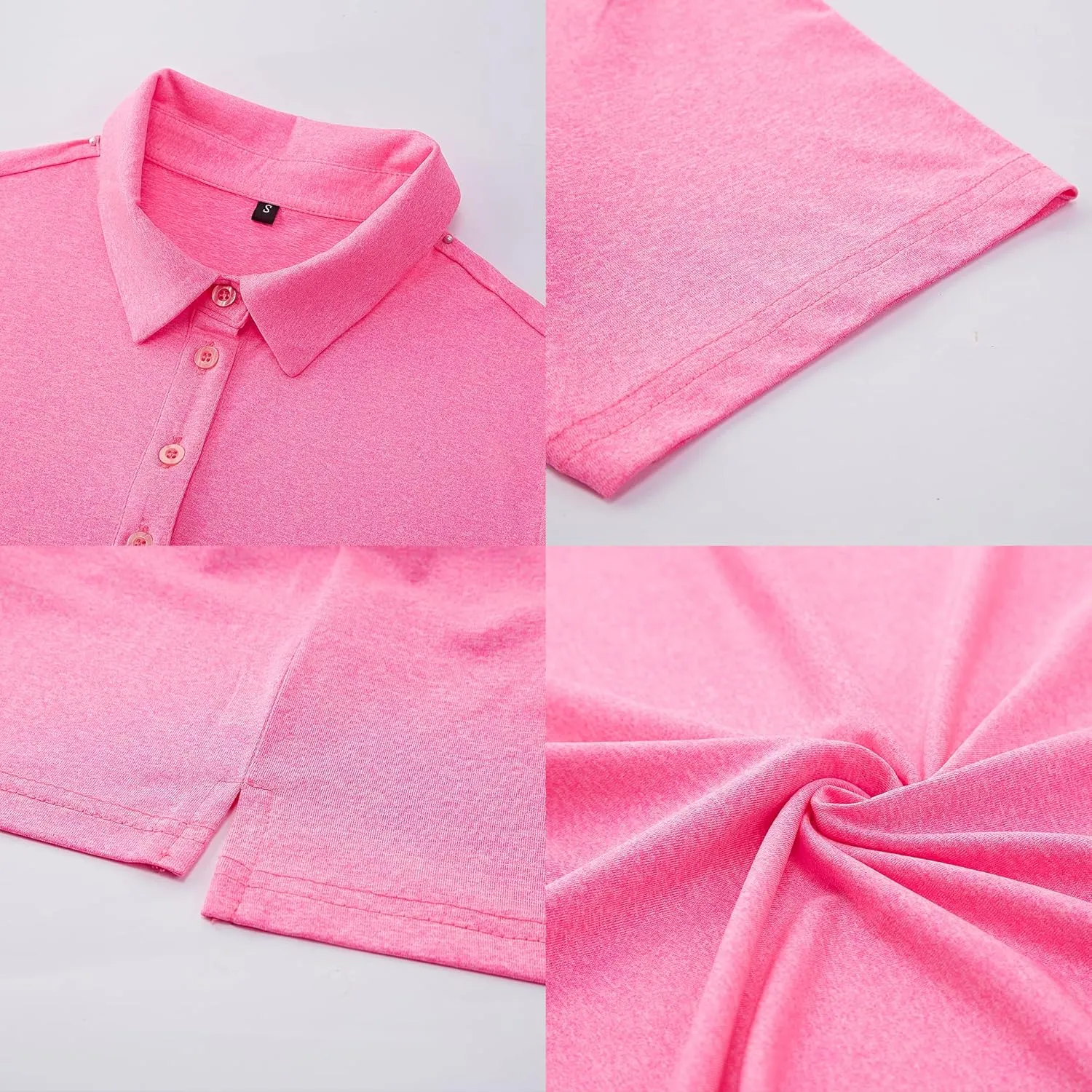 Women's Polo Shirts Athletic Golf Shirts Women Lightweight Womens Polo Shirts Short Sleeve Quick Dry Womens Shirt