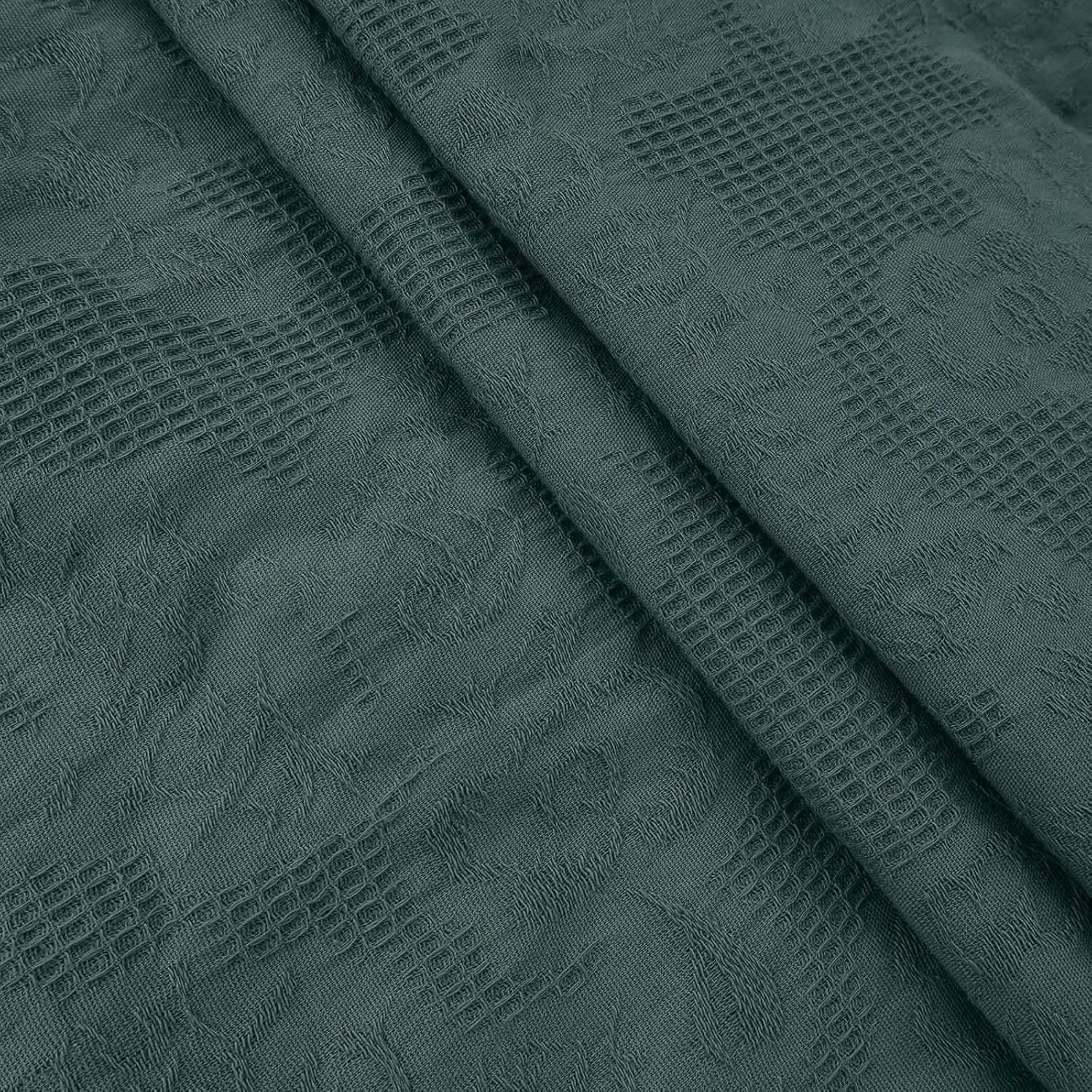 Womens Summer Trendy Textured Midi Dresses Casual Elbow Length Sleeve V Neck Drawstring Waist Pleated Flowy Boho Dress